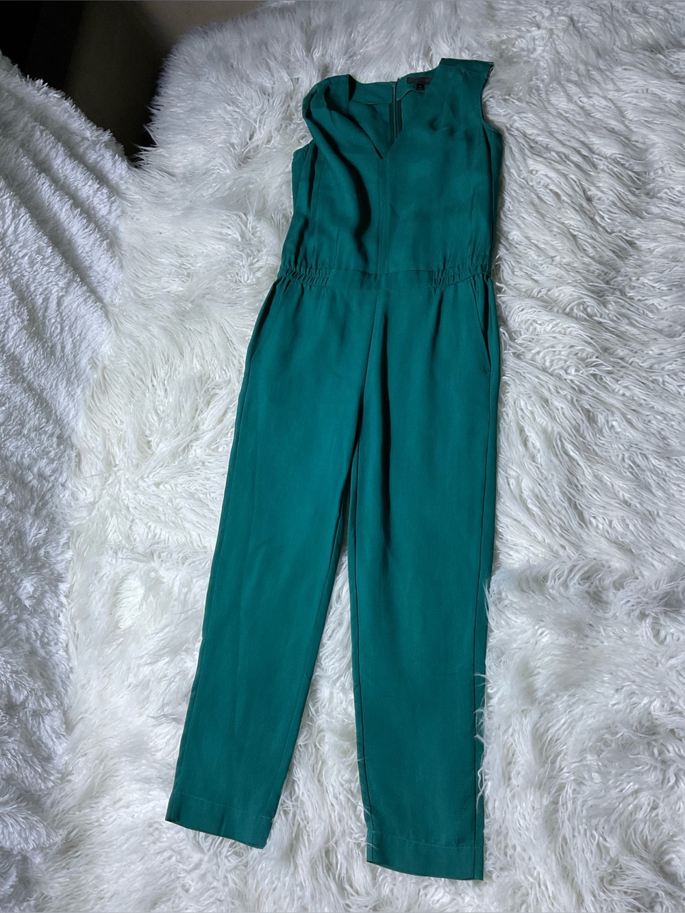 J.Crew sleeveless V-neck jumpsuit